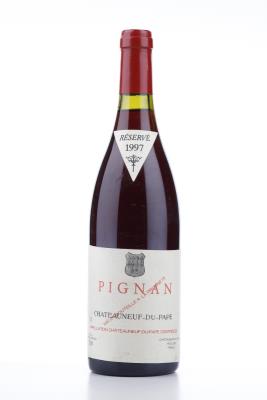 CHATEAUNEUF DU PAPE PIGNAN 1997 - Reynaud - 1 Bottle
