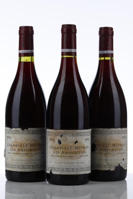 CHAMBOLLE MUSIGNY LES AMOUREUSES 1993 - Jacques Frederic Mugnier - 3 Bottles