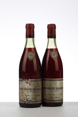 VOSNE ROMANEE MALCONSORTS 1964 - Jules Belin - 2 Bottles