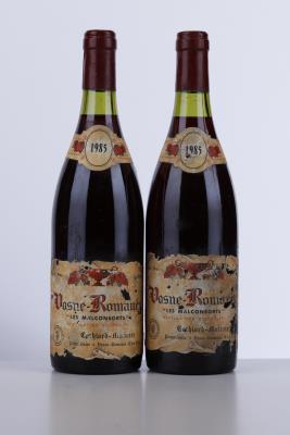 VOSNE ROMANEE LES MALCONSORTS 1985 - Cathiard Molinier - 2 Bottles