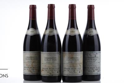 CHAMBERTIN CLOS DE BEZE 1997 - Bruno Clair - 4 Bottles