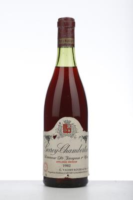 GEVREY CHAMBERTIN LAVAUX ST JACQUES 1982 - G. Vachet Rousseau - 1 Bottle