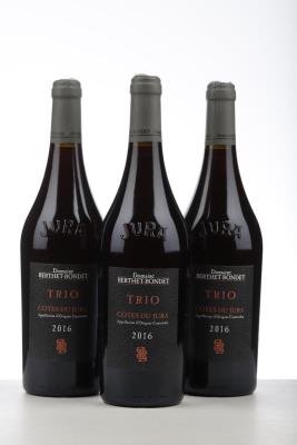 COTES DU JURA ROUGE TRIO 2016 - Berthet Bondet - 3 Bottles