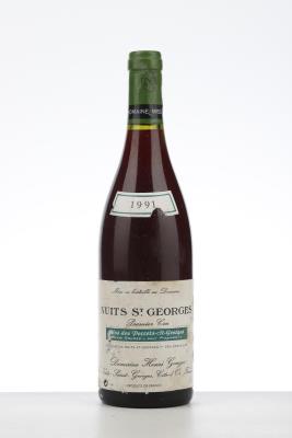 NUITS ST GEORGES CLOS DES PORRETS ST GEORGES 1991 - Henri Gouges - 1 Bottle
