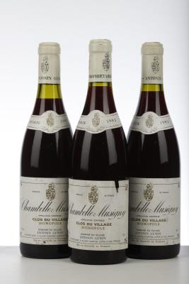 CHAMBOLLE MUSIGNY CLOS DU VILLAGE 1993 - Antonin Guyon - 3 Bottles