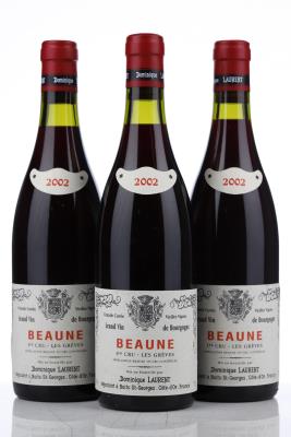 BEAUNE LES GREVES 2002 - Dominique Laurent - 3 Bottles