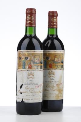 MOUTON ROTHSCHILD 1991 - Mc - 2 Bottles
