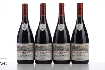 GEVREY CHAMBERTIN CLOS ST JACQUES 1993 - Armand Rousseau - 8 Bottles