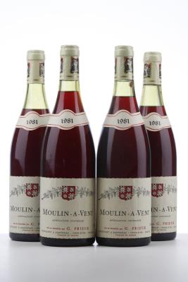 MOULIN A VENT 1981 - G. Prieur - 4 Bottles