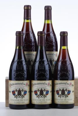 CHATEAUNEUF DU PAPE DOMAINE DE FUSAT 1996 - Parc des Papes - 5 Bottles
