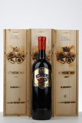SCHIDIONE IL MILLENNIO 1997 - Jacobo Biondi Santi - 3 Magnums - Owc1