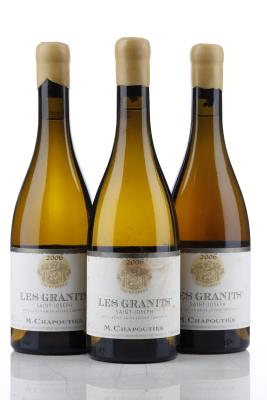 SAINT JOSEPH BLANC LES GRANITS 2006 - Chapoutier - 3 Bottles