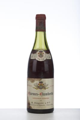 CHARMES CHAMBERTIN 1954 - Deroye - 1 Bottle