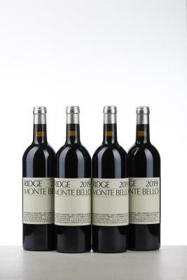 RIDGE MONTE BELLO 2019 - Ridge Vineyard - 4 Bottles