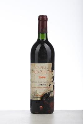 DOMAINE DE TREVALLON LES BAUX 1988 - Mc - 1 Bottle