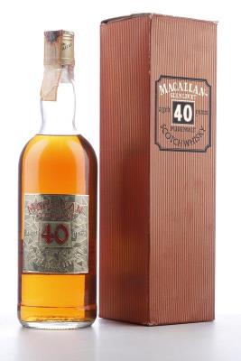 MACALLAN GLENLIVET 40 Y NV - Macallan - Pinerolo Import - 1 Bottle - Oc 1