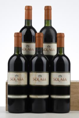 MIXED LOT SOLAIA 1989 - 1990 NV - Antinori - 5 Bottles