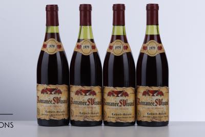 ROMANEE ST VIVANT 1979 - Cathiard Molinier - 4 Bottles