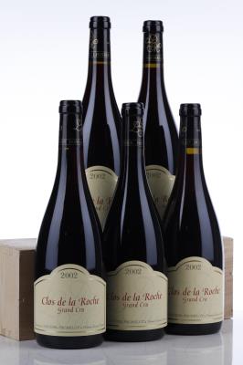 CLOS DE LA ROCHE 2002 - Lignier Michelot - 5 Bottles