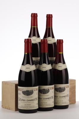 GEVREY CHAMBERTIN 2003 - Jacky Truchot - 5 Bottles