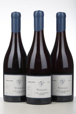 VOLNAY LES SANTENOTS DU MILIEU 2014 - Arnaud Ente - 3 Bottles