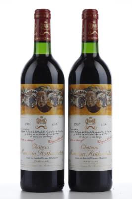 MOUTON ROTHSCHILD 1987 - 2 Bottles