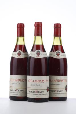 CHAMBERTIN 1982 - Charles Vienot - 3 Bottles