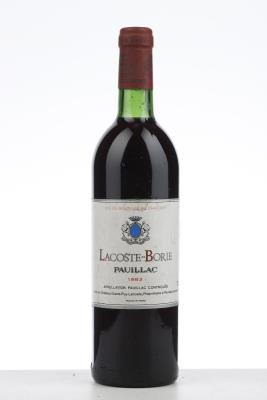 LACOSTE BORIE 1983 - Mc - 1 Bottle