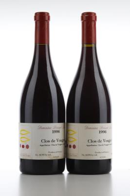 CLOS VOUGEOT 1996 - Prieure Roch - 2 Bottles