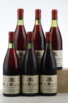 PERNAND VERGELESSES ILE DE VERGELESSES TETE DE CUVEE 1976 - Leymarie - 6 Bottles