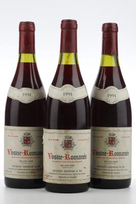 VOSNE ROMANEE 1991 - Jacques Cacheux - 3 Bottles
