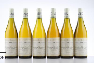 CHASSAGNE MONTRACHET BLANC LA MALTROIE 1996 - Michel Colin Deleger - 6 Bottles