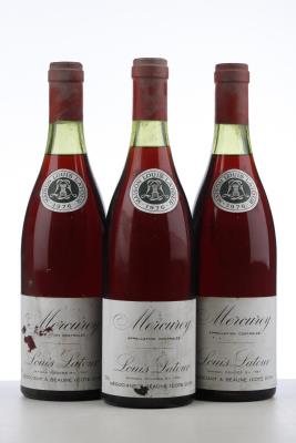 MERCUREY 1976 - Louis Latour - 3 Bottles
