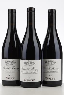 CHAMBOLLE MUSIGNY AUX ECHANGES 2022 - Duroche - 3 Bottles