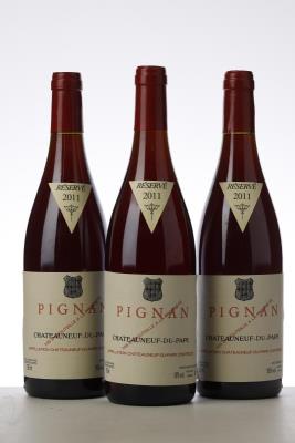 CHATEAUNEUF DU PAPE PIGNAN 2011 - Reynaud - 3 Bottles
