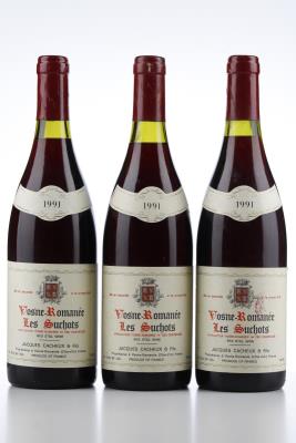 VOSNE ROMANEE LES SUCHOTS 1991 - Jacques Cacheux - 3 Bottles