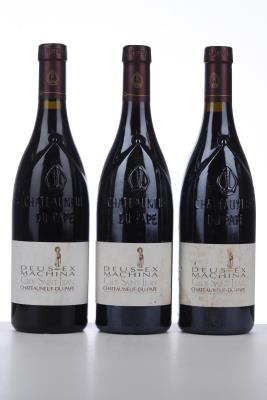 CHATEAUNEUF DU PAPE DEUS EX MACHINA 2005 - Clos Saint Jean - 3 Bottles