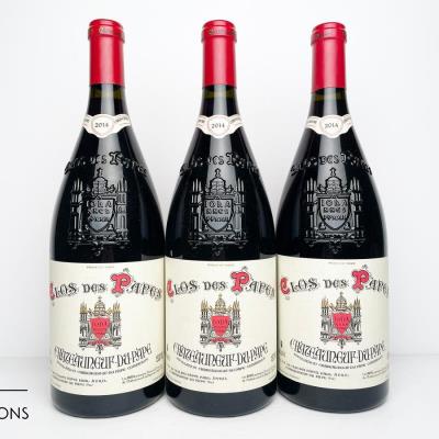 CHATEAUNEUF DU PAPE 2014 - Clos des Papes - 3 Magnums
