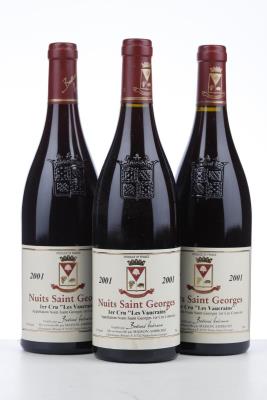 NUITS ST GEORGES LES VAUCRAINS 2001 - Bertrand Ambroise - 3 Bottles