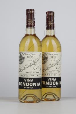 VINA TONDONIA RESERVA BLANCO 2008 - Lopez de Heredia - 2 Bottles
