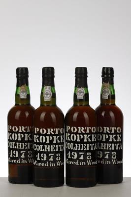 KOPKE COLHEITA PORT 1978 - Kopke -  3 Bottled 1997 - 1 Bottled in 1995 - 4 Bottles