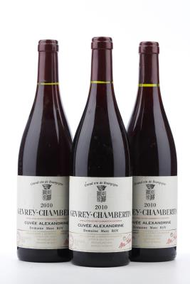GEVREY CHAMBERTIN CUVEE ALEXANDRINE 2010 - Marc Roy - 3 Bottles