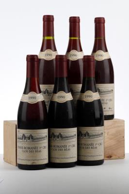 VOSNE ROMANEE CLOS DES REAS 1990 - Jean Gros - 6 Bottles