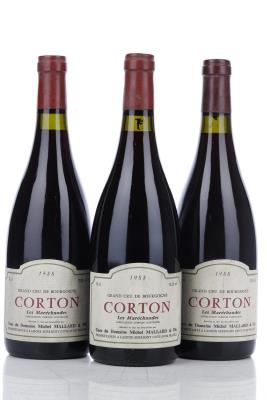 CORTON LES MARECHAUDES 1988 - Michel Mallard - 3 Bottles