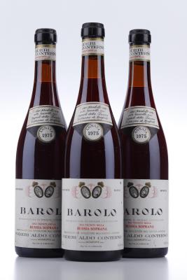 BAROLO BUSSIA SOPRANA 1975 - Aldo Conterno - 3 Bottles