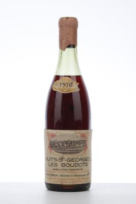 NUITS ST GEORGES LES BOUDOTS 1970 - Charles Noellat - 1 Bottle