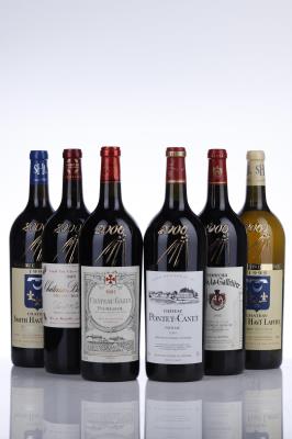 MILLENIUM CASE MAGNUMS (SMITH HAUT LAFITTE + SMITH HAUT LAFITTE BLANC + CANON LA GAFFELIERE + PONTET CANET + GAZIN + BRANAIRE DUCRU) 1995 - 6 Magnums - Owc 6