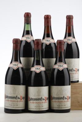 CHATEAUNEUF DU PAPE 1964 - Union Vinicole - 6 Bottles