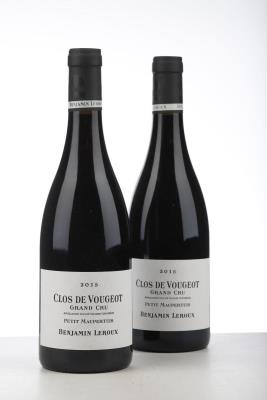 CLOS VOUGEOT PETIT MAUPERTUIS 2015 - Benjamin Leroux - 2 Bottles