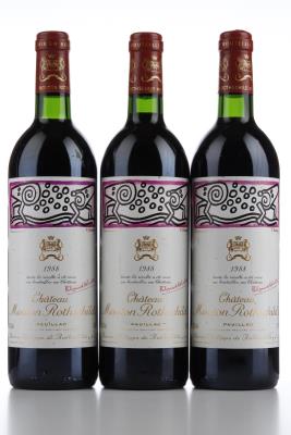 MOUTON ROTHSCHILD 1988 - 3 Bottles
